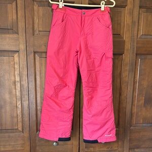 Columbia Kids Pink Snow Pants